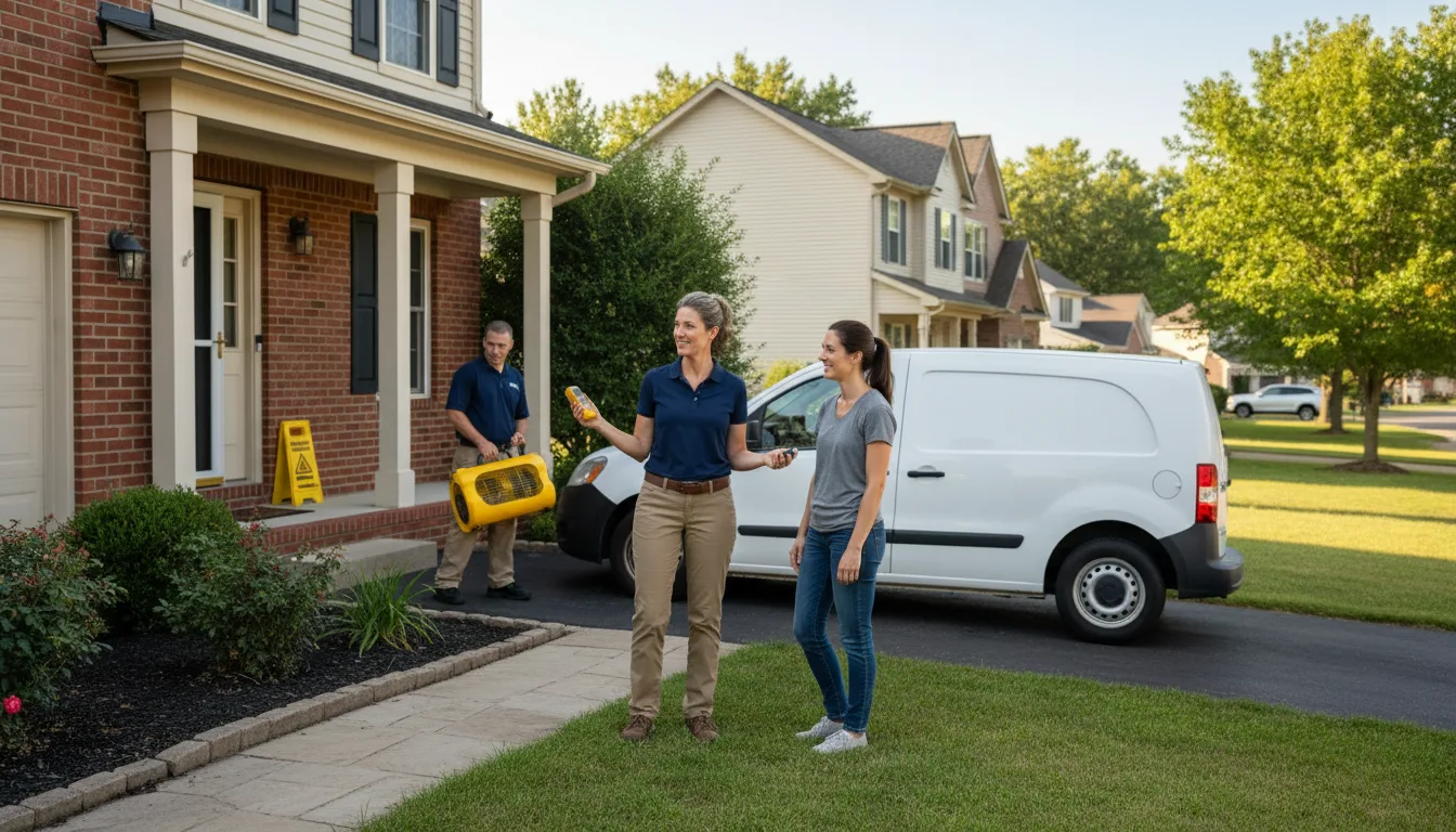 Water restoration image for Water Damage & Restoration Services in Antwerp, OH